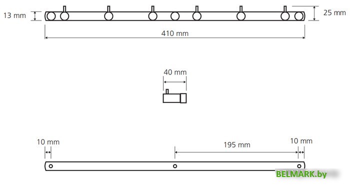 Крючок для ванны Bemeta Omega 104606112 - фото2