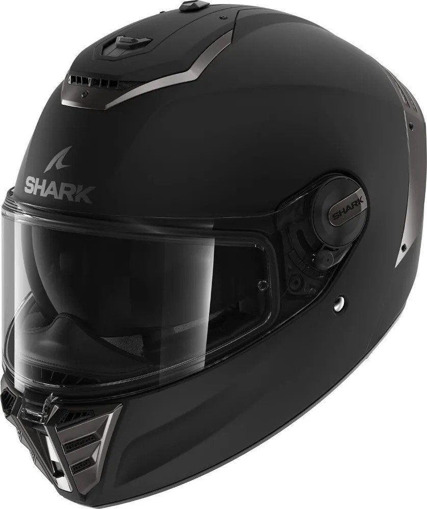 Мотошлем Shark Spartan Rs Blank (р. 2XL, черный матовый) - фото