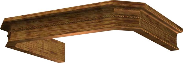 Декоративная панель Krona Serena CPB/2 (темный дуб) - фото