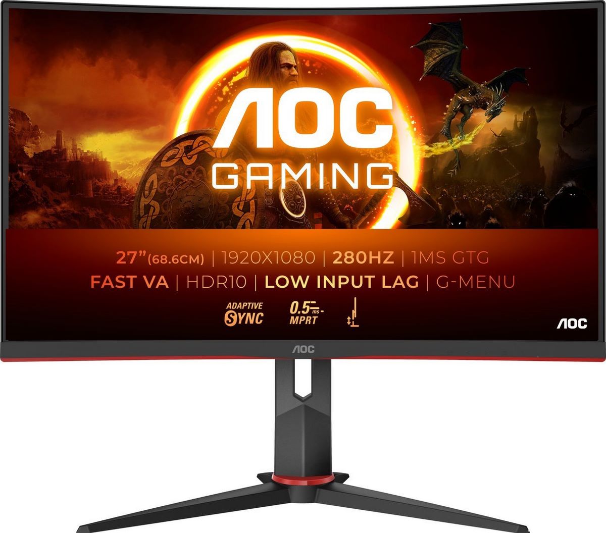 Игровой монитор AOC Gaming C27G2Z3/BK - фото2