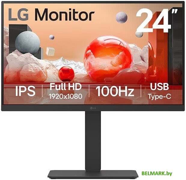 Монитор LG 24BA750-B - фото