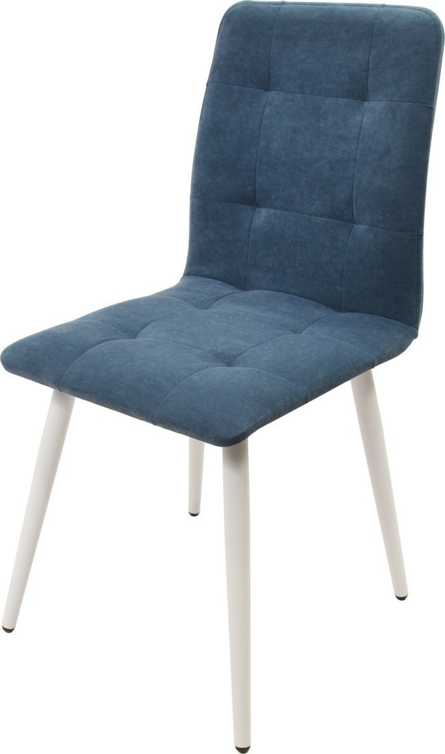 Мирабелла Марсель Велюр (синий/белый) - фото