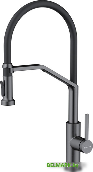 Смеситель Omoikiri Makkari 2 Plus-SB-GM-BL (вороненая сталь/черный) - фото