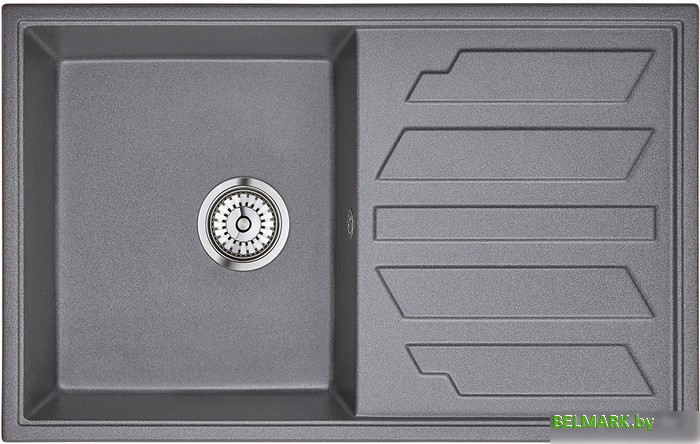 Кухонная мойка Granula 8002 (графит) - фото