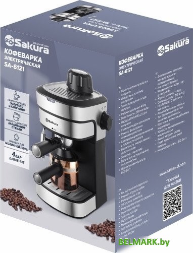 Рожковая кофеварка Sakura SA-6121 - фото2