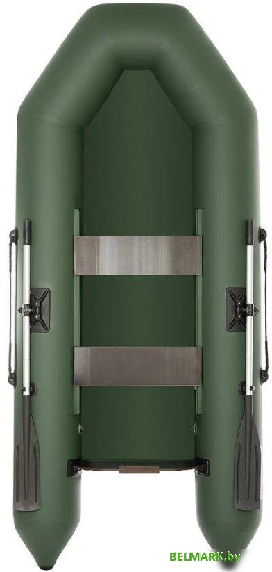 Моторно-гребная лодка Тонар Капитан 260Т (зеленый) - фото
