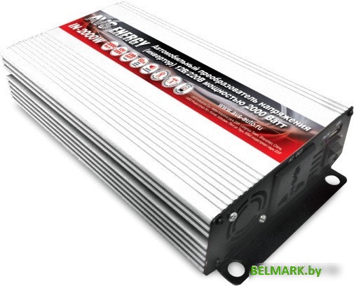 Автомобильный инвертор AVS Energy 12/220V IN-2000W - фото
