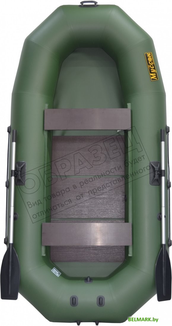 Моторно-гребная лодка Муссон Н-300 РС (серый) - фото