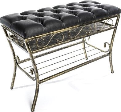 Банкетка Dudo БН-5КС-1 с полочкой под сидением (Kanzas-12) - фото