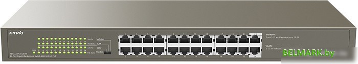 Неуправляемый коммутатор Tenda TEG1124P-24-250W - фото