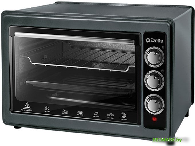 Мини-печь Delta D-0124 (черный) - фото