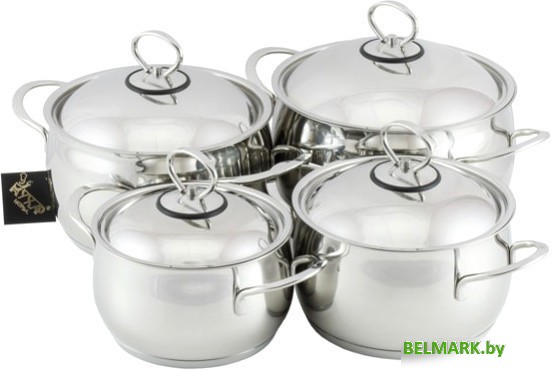 Набор кастрюль Кухар Магнолия Классика КМ1-024М - фото