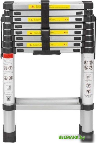 Лестница-стремянка ForceKraft BL-TA260 (2x8 ступеней) - фото2