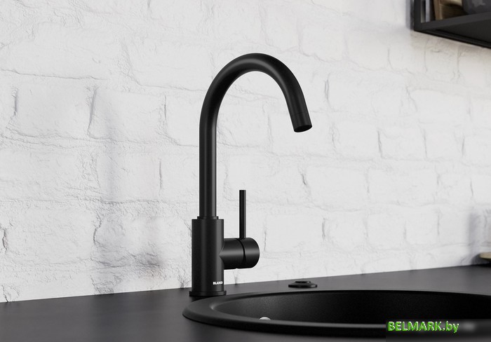 Смеситель Blanco Mida BL_526649 (черный матовый) - фото2