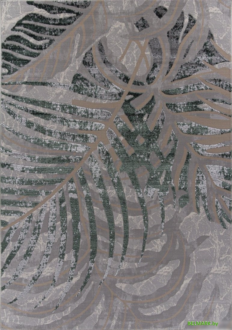 Ковер для жилой комнаты Merinos Liman F479-STAN-GRAY-GREEN (1.6х3) - фото