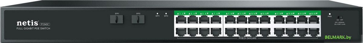 Неуправляемый коммутатор Netis P124GC - фото