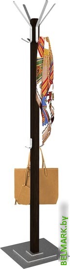 Вешалка для одежды Sheffilton Альберто SHT-CR11 933040 (венге/алюминий металлик) - фото