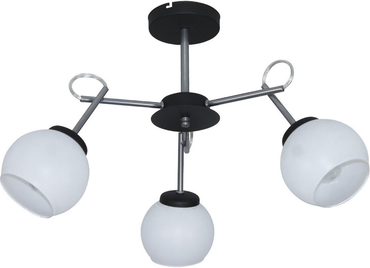 Люстра средней высоты Элетех Блюз 131 НПБ 01-3x60-226 Е27 1005405224 (черный хром) - фото