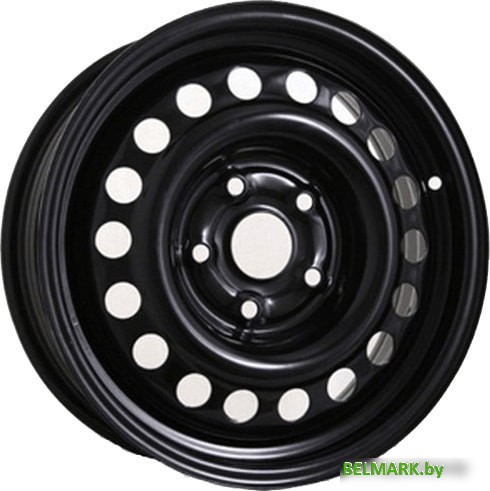 Штампованные диски TREBL X40934 16x6" 5x100мм DIA 57.1мм ET 45мм Black - фото