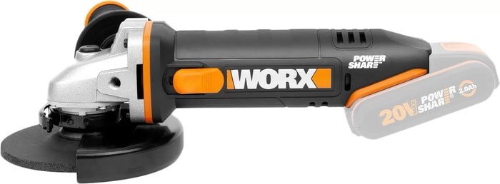 Угловая шлифмашина Worx WX803.9 (без АКБ) - фото2