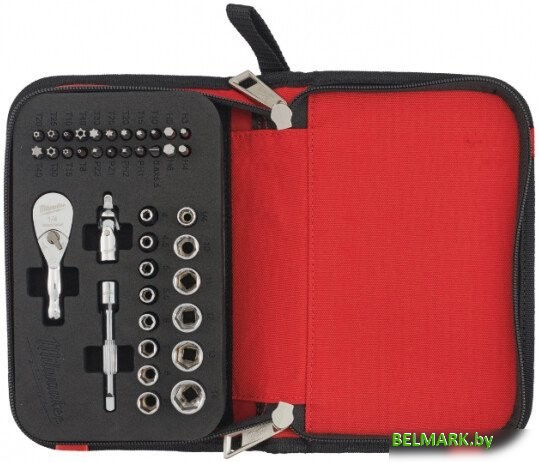 Набор трещотка с головками и битами Milwaukee 4932492672 (39 предметов) - фото