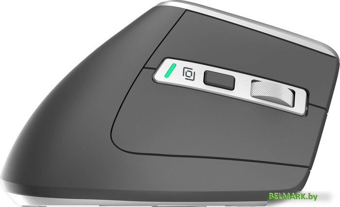 Вертикальная мышь Oklick 991MW (черный) - фото2