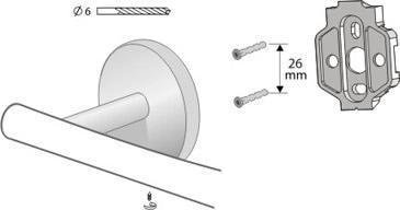 Держатель для полотенца Bisk 72085 - фото2