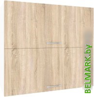 Шкаф навесной Кортекс-мебель Корнелия Лира ВШ80-2г (дуб сонома) - фото