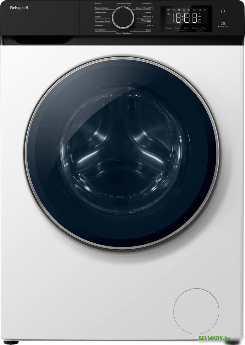 Стирально-сушильная машина Weissgauff WMD 61212 DC Inverter Steam - фото