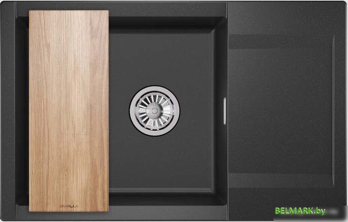 Кухонная мойка Granula ES-7807 (черный) - фото