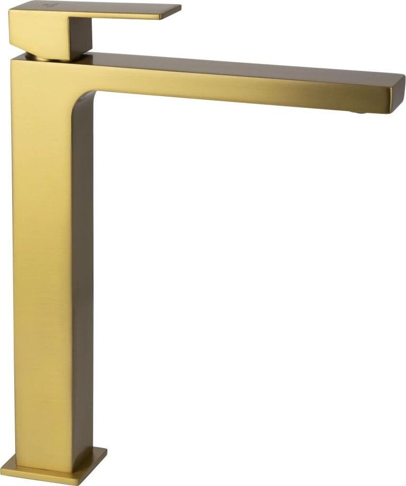 Смеситель Kaiser Cube 01311-3 (брашированое золото) - фото