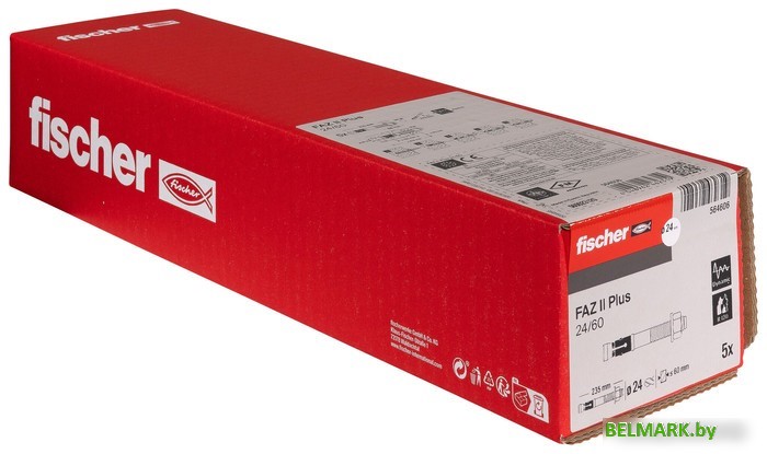Анкерный болт Fischer FAZ II Plus 24/60 ZP 564606 (5 шт) - фото2