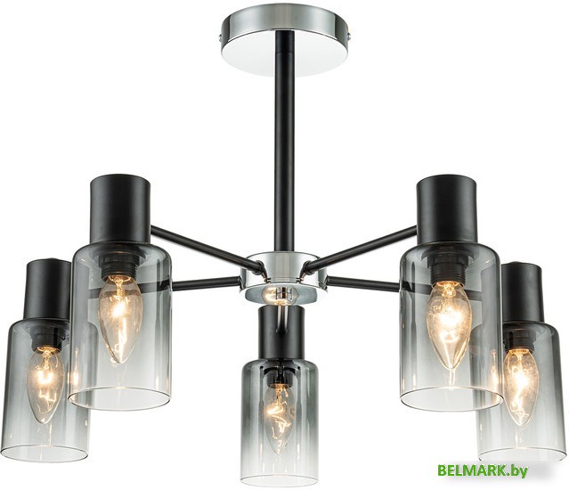 Люстра средней высоты Escada 2120/5P (черный) - фото