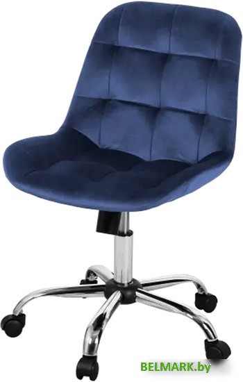 Офисное кресло СоюзРегионПоставка Тоскана-лифт СРП-333 (эмаль/велюр Velluto 25 темно-синий) - фото