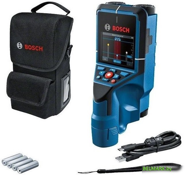 Детектор скрытой проводки Bosch D-tect 200 C Professional 0601081608 (без АКБ, сумка) - фото