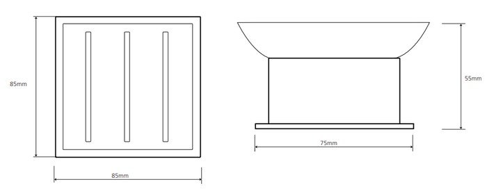 Мыльница Bemeta Plaza 140108191 - фото2