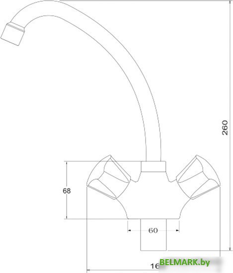 Смеситель РМС PL4-271F - фото2