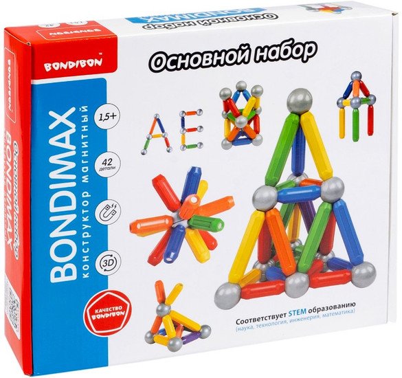 Магнитный конструктор Bondibon Bondimax ВВ6043 - фото
