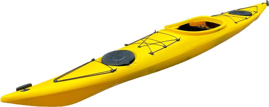 Байдарка BarrakuDA SIS370 (желтый) - фото