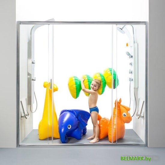 Душевая дверь Ravak Blix BLDP4 160 (серебристый/прозрачное) - фото2