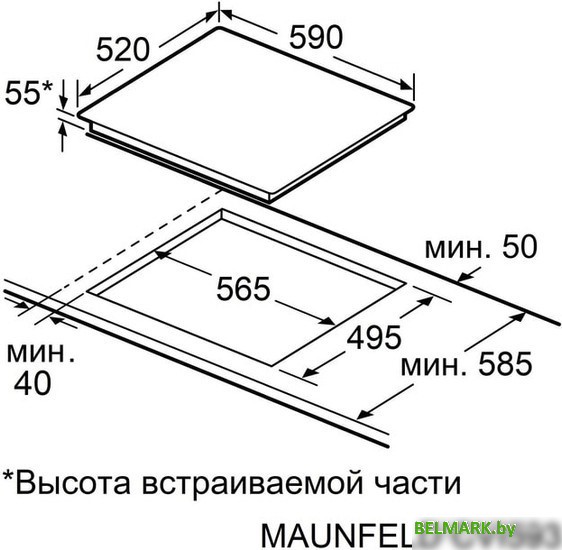 Варочная панель MAUNFELD CVI593SBBK - фото2