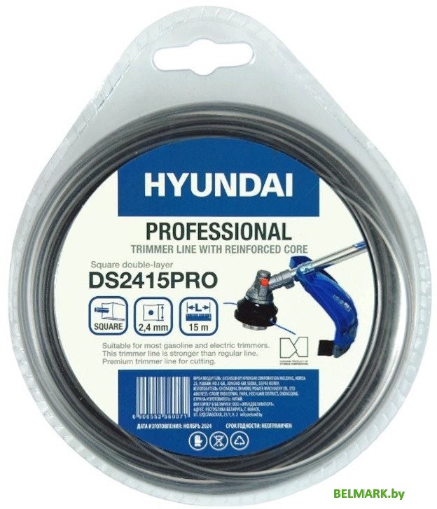 Леска для триммера Hyundai DS-2415 PRO - фото