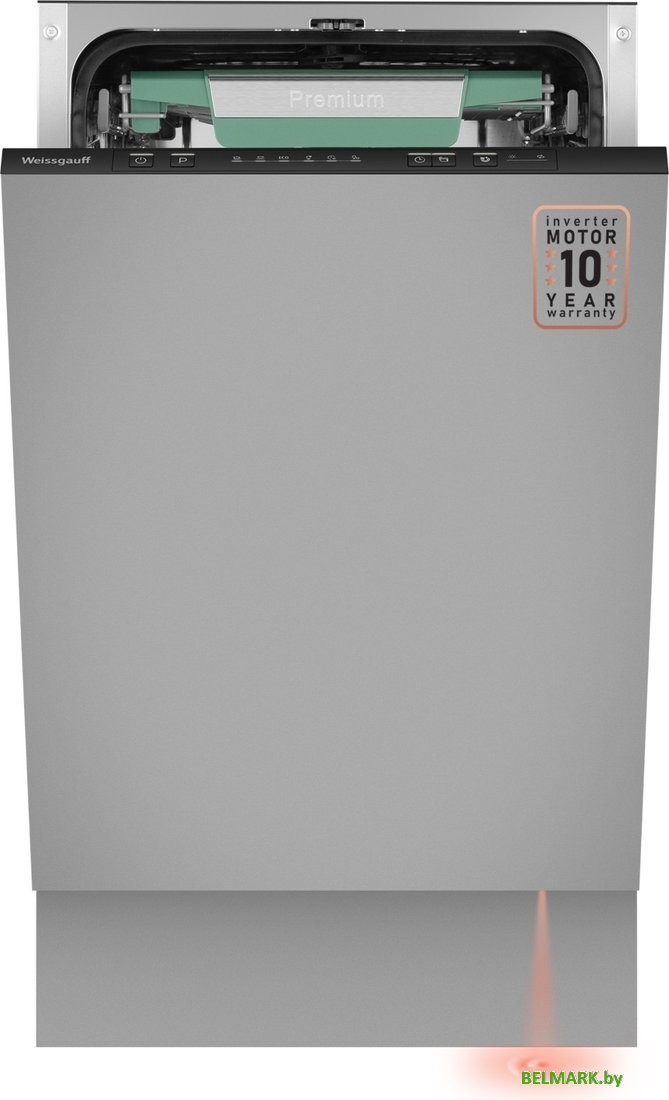 Встраиваемая посудомоечная машина Weissgauff BDW 4536 D Inverter AutoOpen Infolight - фото