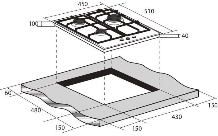 Варочная панель ZUGEL ZGH600B - фото2