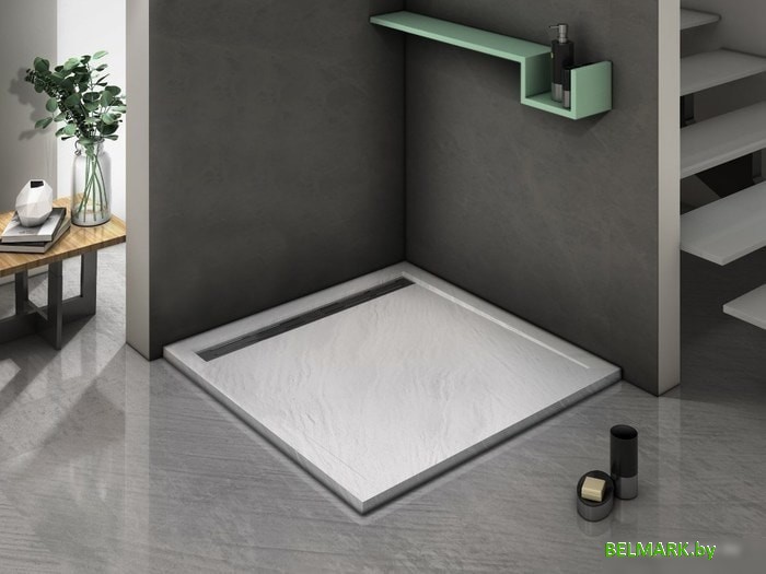 Душевой поддон WeltWasser TRS 80 Stone-WT 80x80 - фото2