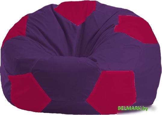Кресло-мешок Flagman Мяч Стандарт М1.1-68 (фиолетовый/малиновый) - фото