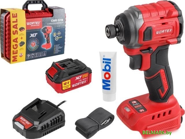 Винтоверт Wortex CWR 0218 1329730 (с 1-им АКБ, кейс) - фото