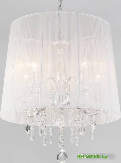 Люстра средней высоты Евросвет Allata 2045/5 хром/белый - фото