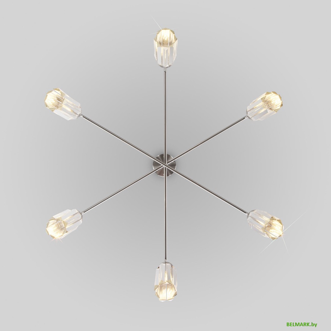 Подвесная люстра Евросвет 60163/6 (никель) - фото2