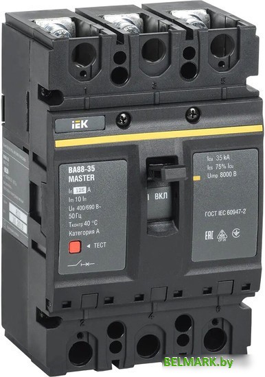 Выключатель автоматический IEK Master ВА 88-35 3п 125А 35кА SVA30-3-0125-02 - фото